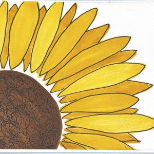 Sunflower Greeting Card Too